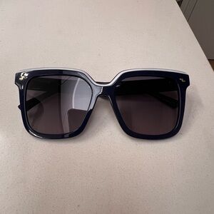 Dior Navy Oversized Sunglasses